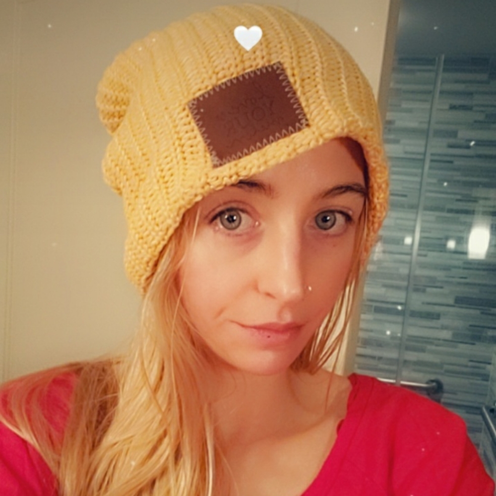 Yellow Love Your Melon Beanie Hat